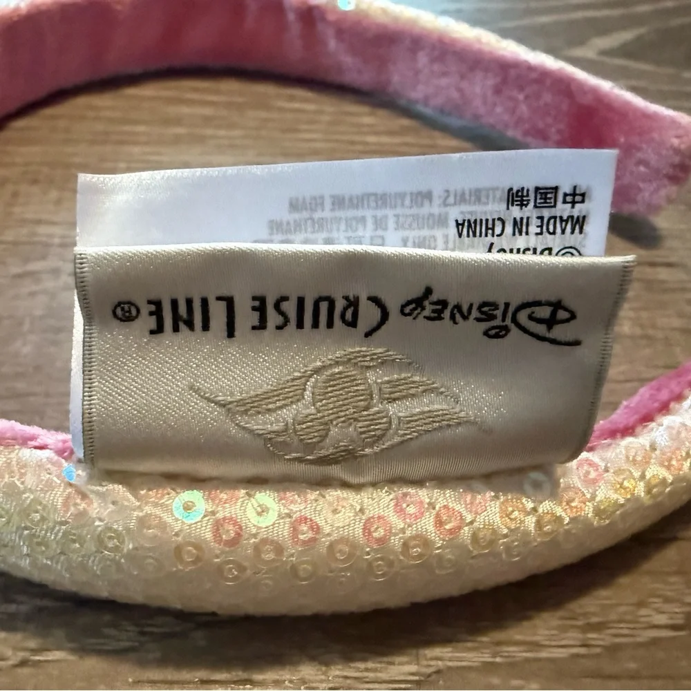 Disney Cruise Line Royal Court Tea Exclusive Headband Crown Tiara Rhinestone